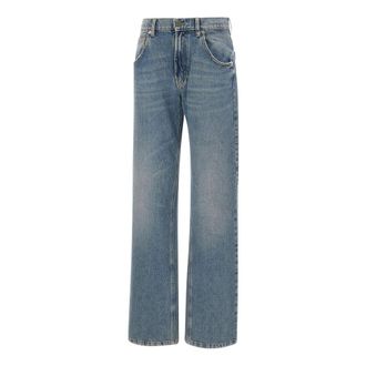 Blumarine Dames, Jeans, Blauw, Maat: 2XS Katoen