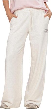 New Balance Fitness, Dames, Wit, XL, Katoen, Trackside French Terry Pant