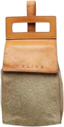Celine Pre-owned Backpacks, female, Beige, Size: ONE SIZE Pre-owned Macadam Handbag
