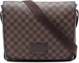 Louis Vuitton Pre-owned Brooklyn MM - Dames - Vintage Schoudertas - Bruin - ONE Size - Vintage