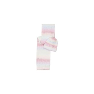 Pieces Set sciarpa e berretto in maglia a righe - - Accessories - Donna - Multicolore - ONE SIZE