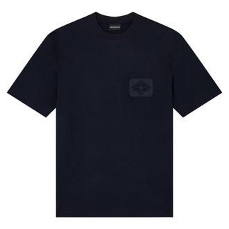 Emporio Armani T-shirts en Polos - Heren - T-shirts - Blauw - XS - Tops
