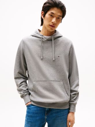 Tommy Hilfiger Hoodie TOMMY HILFIGER ESSENTIAL TERRY, Herren, Gr. XXL, medium grau heather, Sweatware, Obermaterial: 100% Baumwolle, regular fit, Sweatshirts Hoodie,