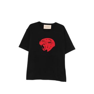 Valentino Panther-print Cotton T-shirt
