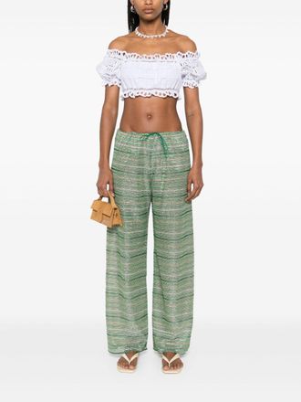 Ermanno Scervino Womens Lace Cotton Top - White - Size EU 36 (Womens)