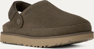 UGG Womens Goldenstar Clog in Grey Suede - Size UK 6