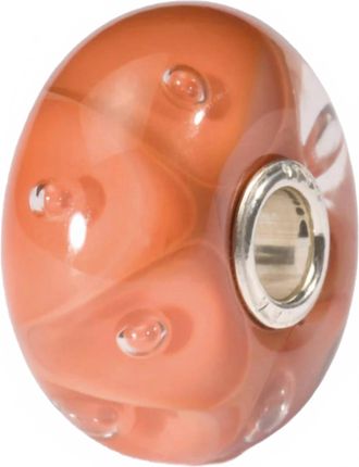 Trollbeads Womens Bubbles Glass Bead Charm In Coral