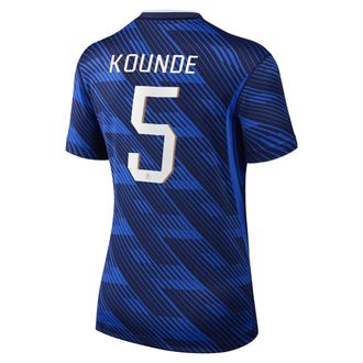 Nike Jules Kound&eacute; France National Team 2026 Stadium Home Nike Womens Dri-FIT Soccer Jersey in Blue | NN203949102-FFF