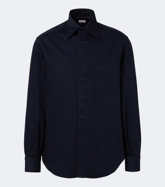 Brunello Cucinelli Camicia in popeline di cotone