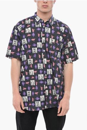 Comme Des Gar&ccedil;ons SHIRT THE ANDY WARHOL Printed Cotton Shirt size Xl