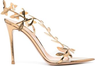 Gianvito Rossi Flavia Glass And Metal High Heel Sandals