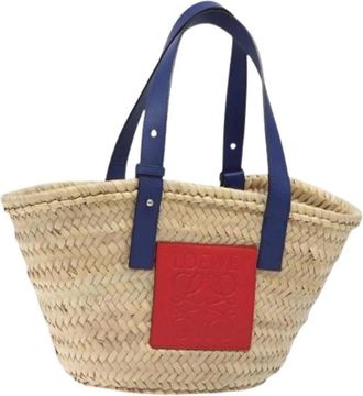 Loewe Pre-owned Raffia Tote - Dames - Vintage Shopper - Beige - ONE Size - Vintage