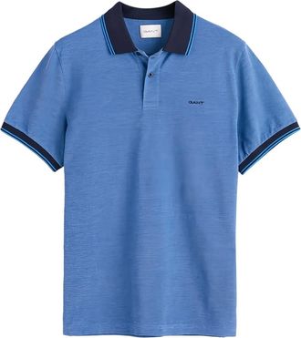 GANT Poloshirt met knoopsluiting - Blauw