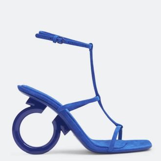 Ferragamo Ferragamo Elina T-Strap Gancini Sandals