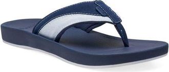 Sanuk Cosmic Seas Water Friendly Flip Flop in Black Iris at Nordstrom, Size 11