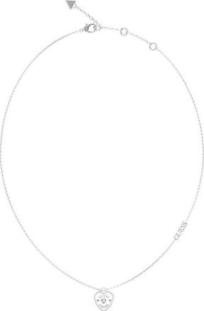 Guess Womens UBN05056RH Ladies Amore Necklace - Silver - One Size