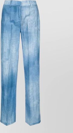 Ermanno Scervino tailored trousers front crease belt loops pockets