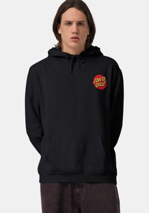 Santa Cruz Kapuzenpullover SANTA CRUZ CLASSIC DOT CHEST HOOD, Herren, Gr. L, schwarz, Obermaterial: 80% Baumwolle, 20% Polyester, Pullover Kapuzenpullover, f&uuml;r s