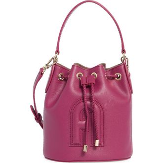 Furla Clio Mini Drawstring Bucket Bag in Raspberry at Nordstrom Rack