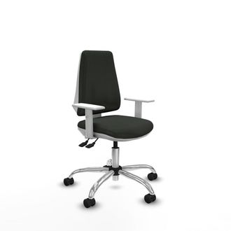 Piqueras y Crespo Piqueras-y-crespo Elche Silla De Oficina Negra Con Brazos Blancos