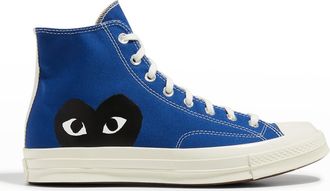 Comme Des Garçons x Converse Mens Chuck Taylor High-Top Canvas Sneakers