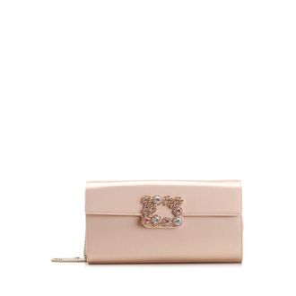 Roger Vivier Satin Clutch Bag