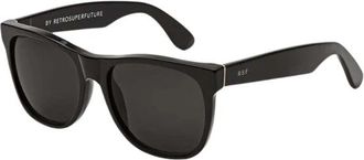 Retro Superfuture Zonnebrillen - Heren - Zonnebrillen - Zwart - 55 MM - Accessoires