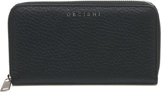 Orciani Zwarte Portemonnees voor Vrouwen Aw 24 - Dames - Portefeuilles - Zwart - ONE Size - Leer - Accessoires