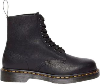 Dr. Martens Ambassador Leren Laarzen 8 Veterogen - Heren - Veterlaarzen - Zwart - 42 EU - Leer - Schoenen
