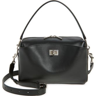 Balenciaga Rodeo Leather Camera Bag in Black at Nordstrom