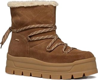 Geox Spherica EC7.1 ABX boots - women - Fabric/Leather/Polyurethane/Rubber/Fabric - 38 - Brown