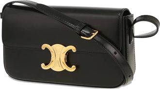 Celine 2020s Claude mini-tas met logoplakkaat - Zwart