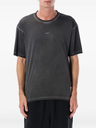 SATISFY Auralite logo-print T-shirt - men - Recycled Polyester - L - Grey