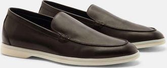 Scarosso Ludovico Loafers in Brown - Calf at Nordstrom, Size 42.5
