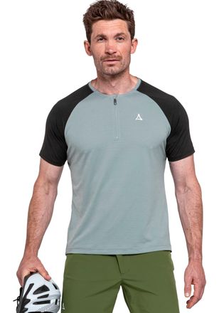Sch&ouml;ffel Radtrikot SCH&Ouml;FFEL TIN GREY, Herren, Gr. 58, grau (tin grau), Obermaterial: 100% Polyester, Trikots Radtrikot, f&uuml;r Radsport, Fahrradshirt-Design, aus 