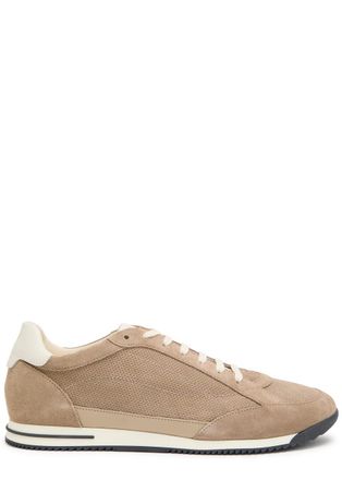Brunello Cucinelli Panelled Suede Sneakers - Brown - 44 (IT44 / UK10)