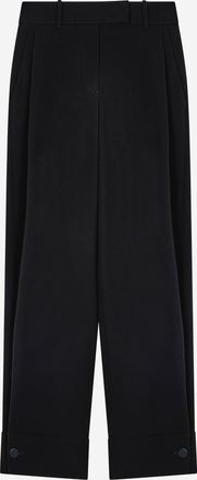 Giorgio Armani zijden Cady-broek met darts