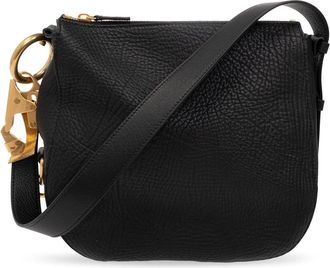 Burberry Knight Small Shoulder Bag - Dames - Schoudertassen - Zwart - ONE Size - Leer - Tassen