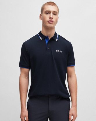 HUGO BOSS Paddy Pro Poloshirt in Marineblauw