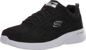 Skechers Mens Dynamight 2.0 Fallford Trainers, Black Black Blk, 6 UK