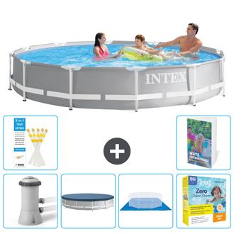 Intex Piscina Prism Frame Redonda - 366x76 Cm - 7-piezas S198