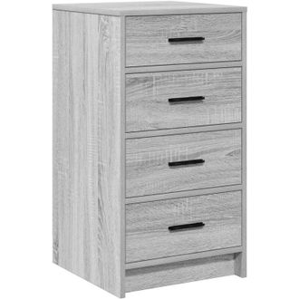 vidaXL Sideboard Grey sonoma 40 x 41 x 75 cm Engineered wood Vidaxl