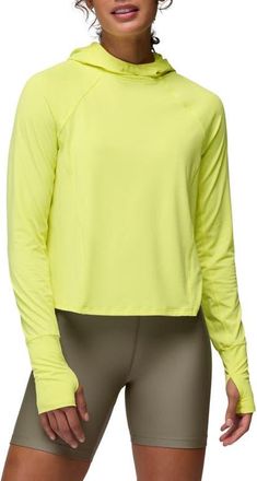 Prana Sol Searcher UPF 50 Sun Hoodie in Gecko Pop at Nordstrom, Size X-Large
