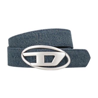 Diesel B-1Dr Riem - Dames - Riemen - Blauw - 85 CM - Katoen - Accessoires