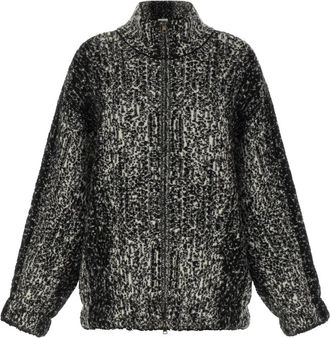 Nude Boucl&eacute; Bomberjack - Dames - Bomber jackets - Veelkleurig - M - Wol - Jassen