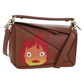 Loewe Pre-owned Handtas - Dames - Vintage Handtas - Bruin - ONE Size - Leer - Vintage