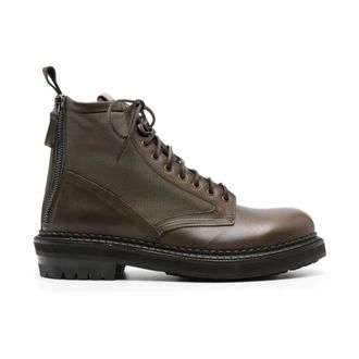 Buttero Botas con cordones y paneles Cargo - Shoes - Hombre - Verde - 41 EU