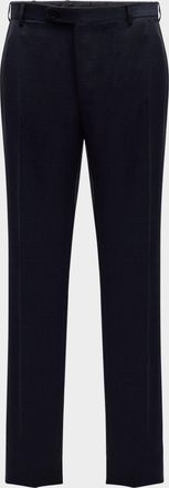 Brioni Men & apos;s Textured Wool Dress Pants