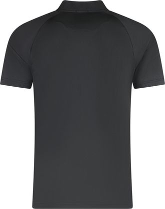HUGO BOSS Mens Technical Fabric Polo Shirt Black Polyester T-shirts And Polos