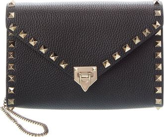 Valentino Rockstud Mini Grainy Leather Shoulder Bag